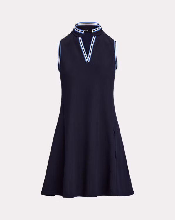 Stretch Piqué Sleeveless Dress