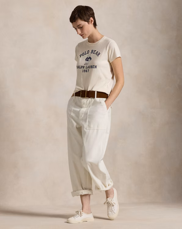 Polo Bear Cotton Jersey T-Shirt