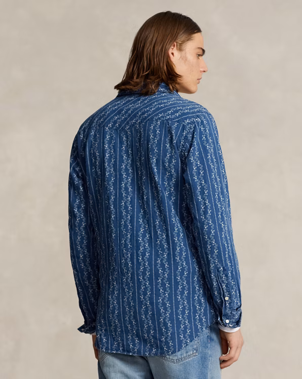 PRL x Naiomi Glasses Print Western Shirt