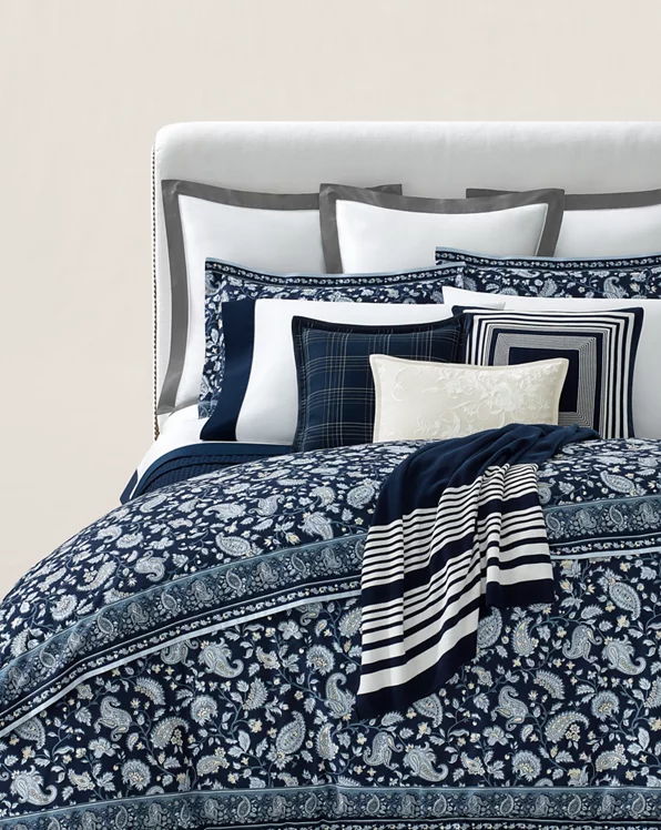 Cotton Sateen Border Sham