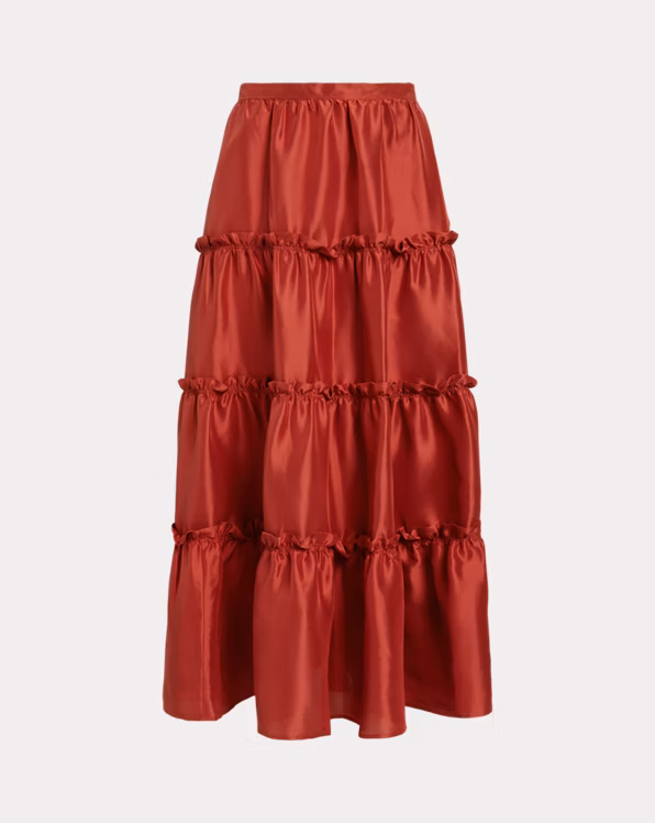 PRL x Naiomi Glasses Silk Maxiskirt