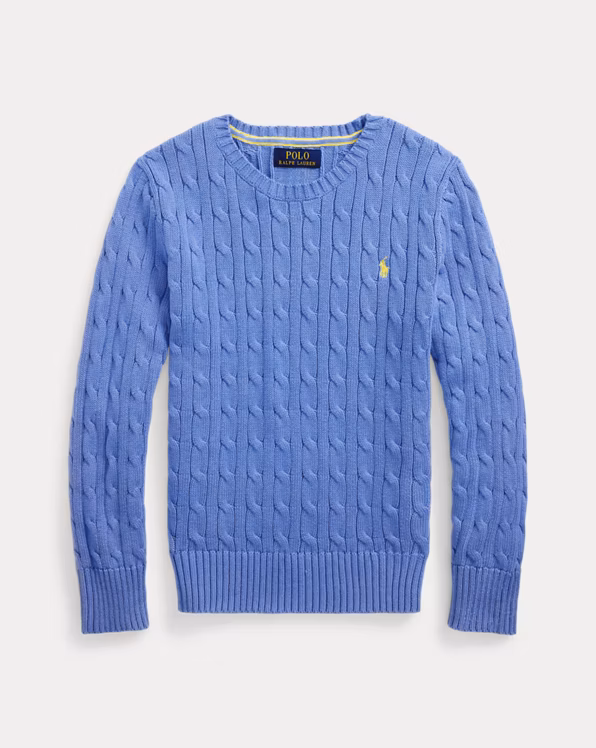 Cable-Knit Cotton Jumper