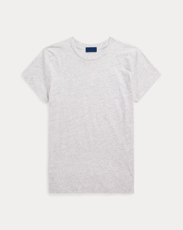 Cotton Jersey Crewneck T-Shirt