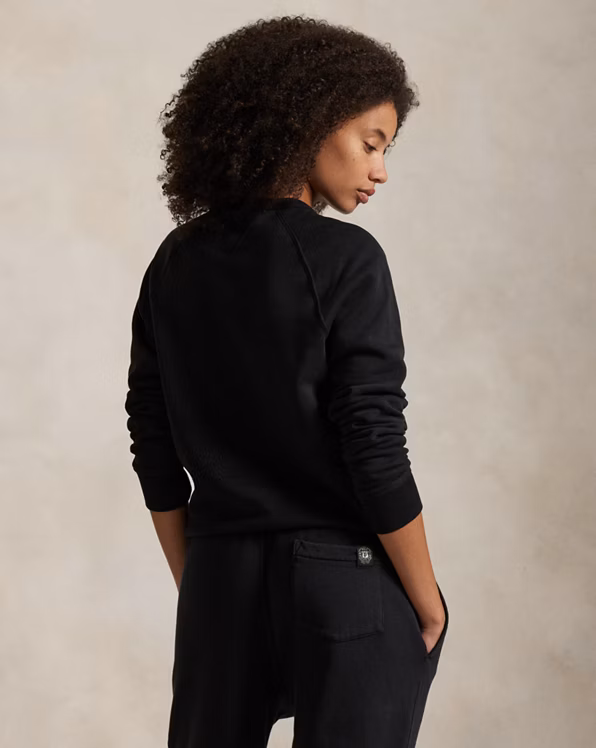 Garment-Dyed Fleece Sweatshirt