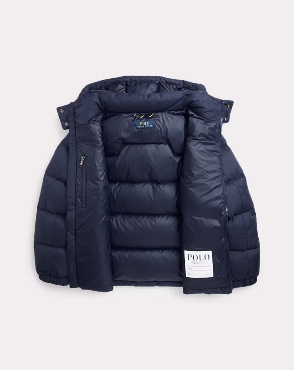 Ripstop Down Hooded Jacket