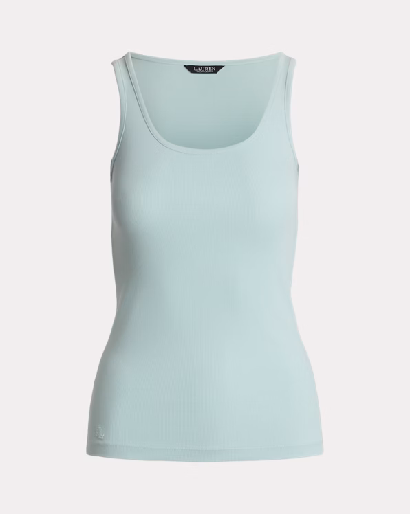 Stretch Cotton Tank Top