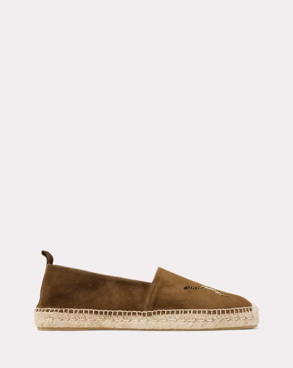 Bosworth Embroidered Suede Espadrille