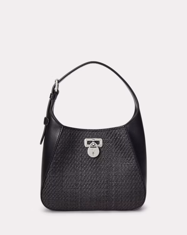 Raffia Small Tanner Shoulder Bag