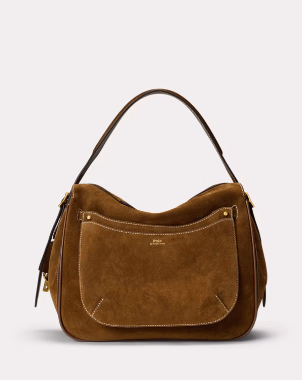 Polo ID Suede Satchel