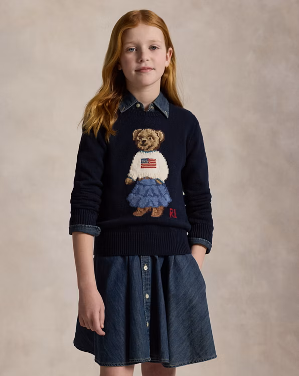 Polo Bear Cotton Jumper
