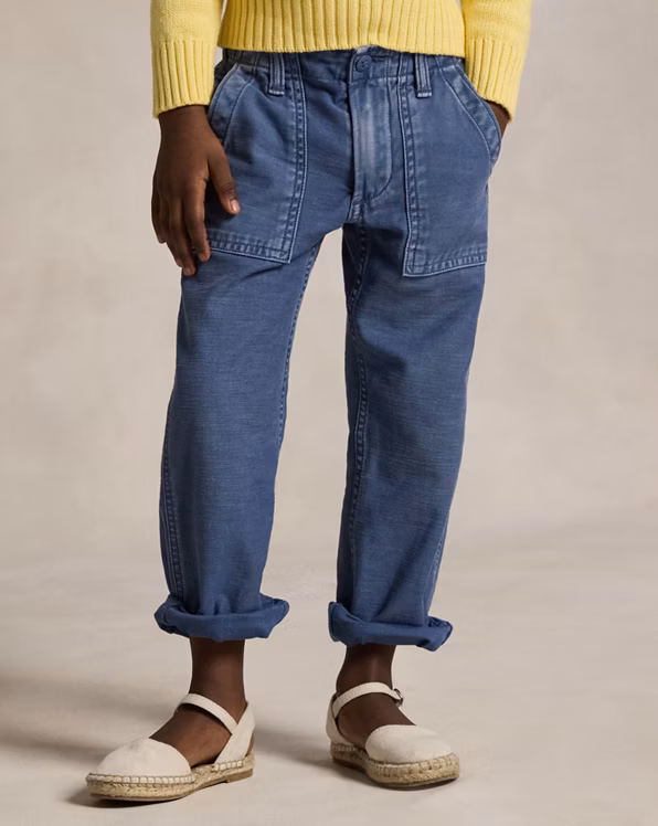 Reverse-Sateen Trouser