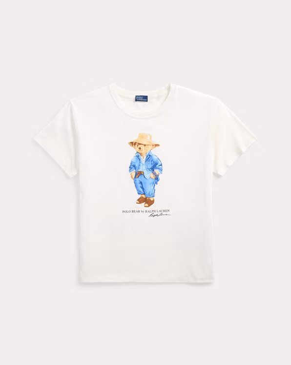 Polo Bear Cotton Jersey T-Shirt