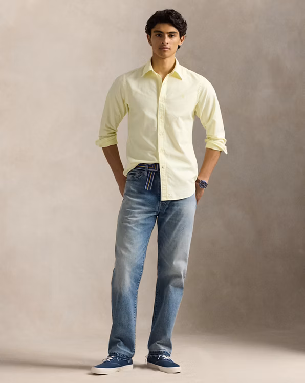 Custom Fit Mineral-Dyed Oxford Shirt