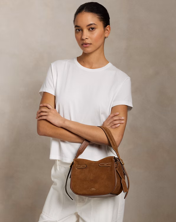 Polo ID Suede Mini Satchel