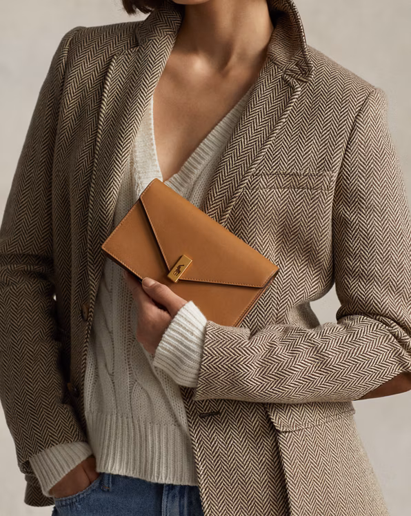 Polo ID Leather Chain Wallet and Bag