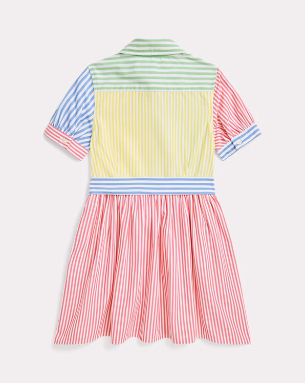Striped Cotton Fun Shirtdress