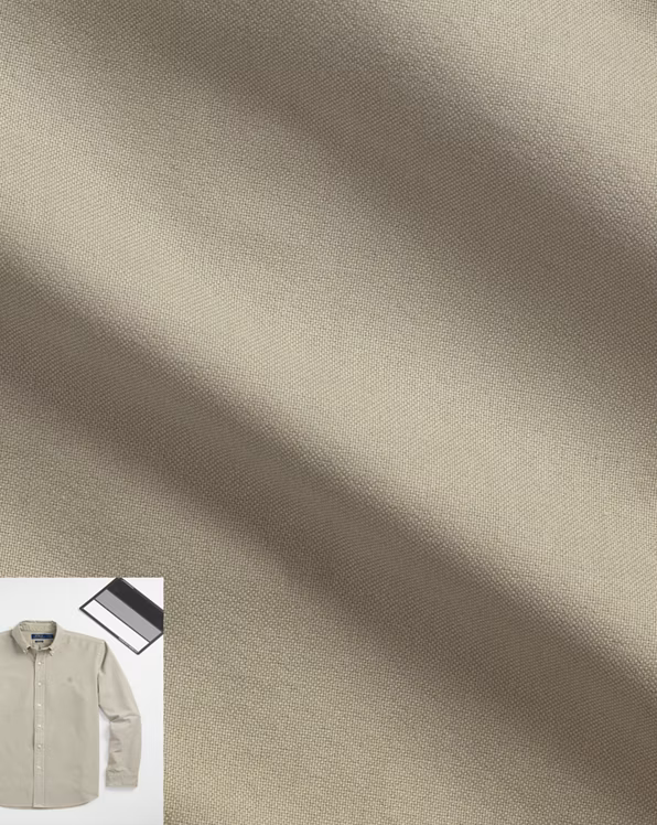 Custom Fit Mineral-Dyed Oxford Shirt