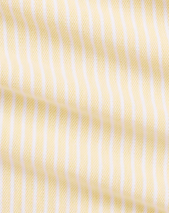 Striped Oxford Mesh Fun Polo Shortall