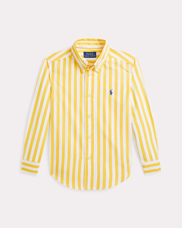 Plaid Cotton Poplin Shirt