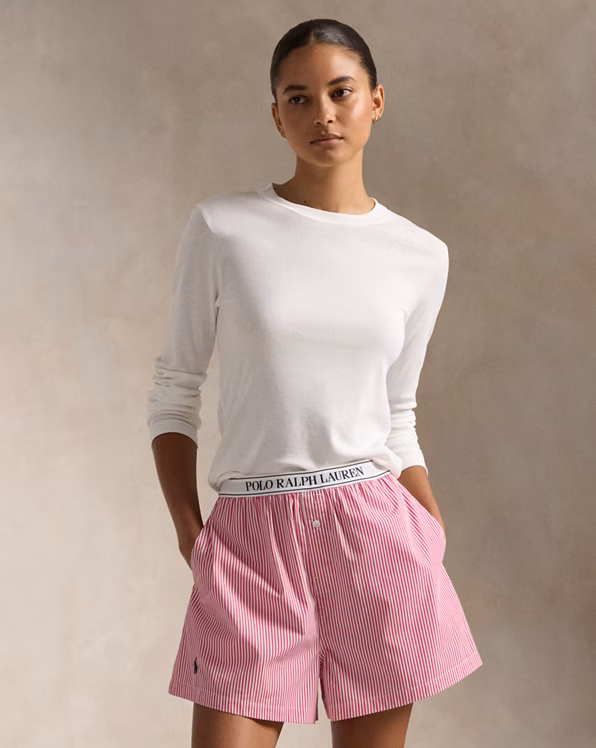 Striped Cotton Boxer