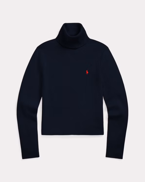 Cotton-Blend Rollneck