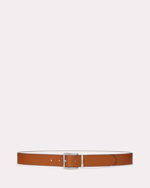 Reversible Crosshatch Leather Belt