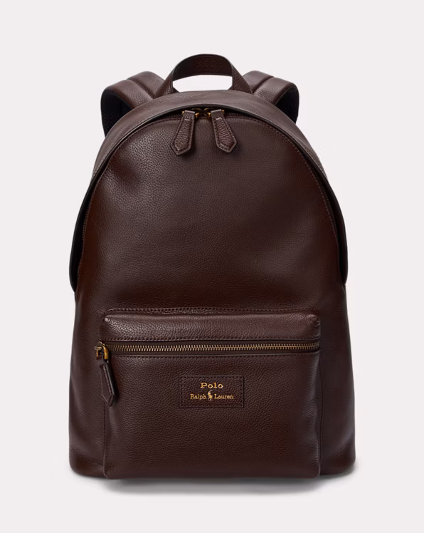 Pebbled Leather Backpack