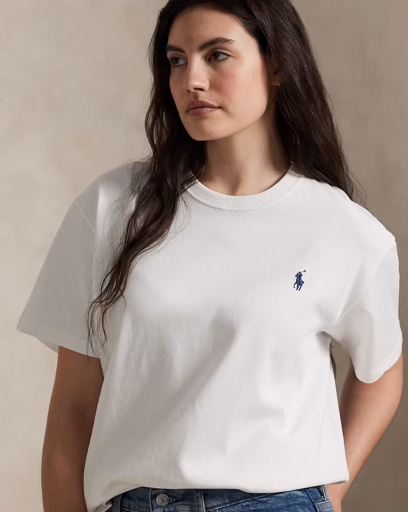 Relaxed Fit Cotton Jersey Tee