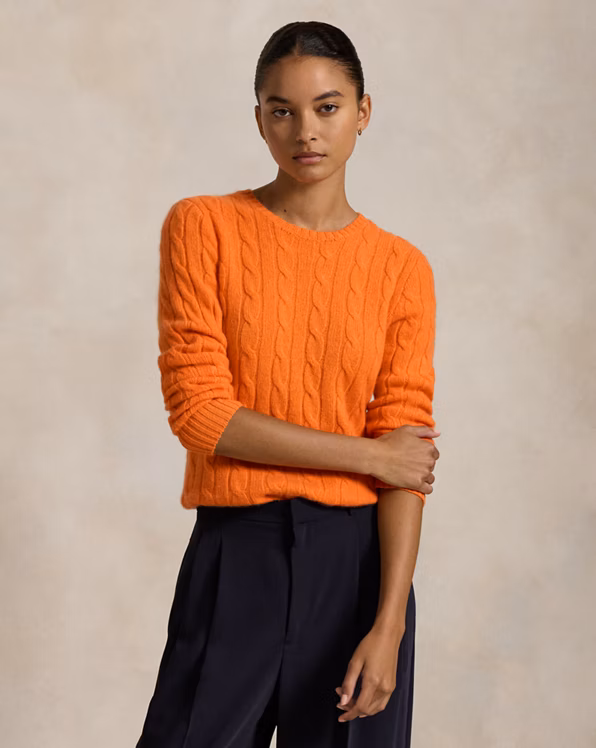 Cable-Knit Cashmere Jumper