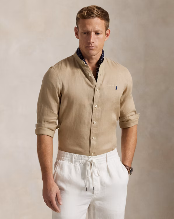 Slim Fit Linen Shirt