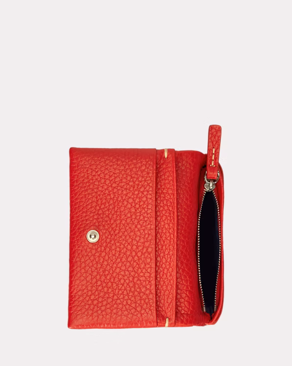 Polo Play Leather Snap Card Case