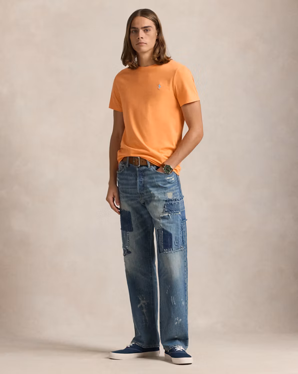 Custom Slim Fit Jersey Crewneck T-Shirt