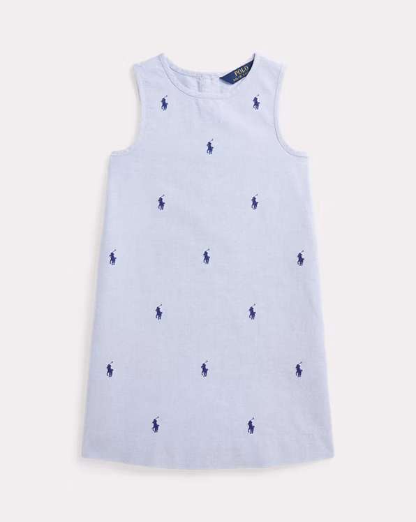 Polo Pony Cotton Oxford Dress