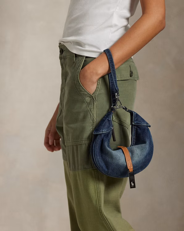 Polo ID Denim Mini Shoulder Bag