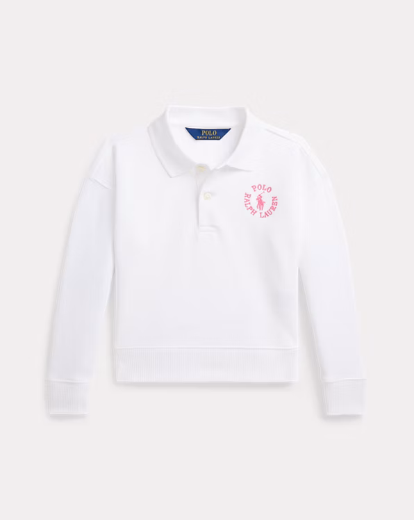 Logo French Terry Polo Sweatshirt