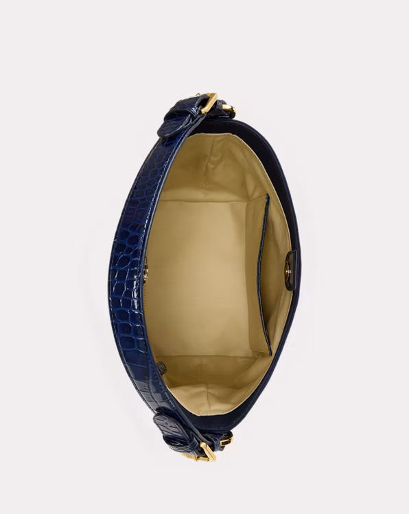 Canvas-Leather Medium Witley Bucket Bag