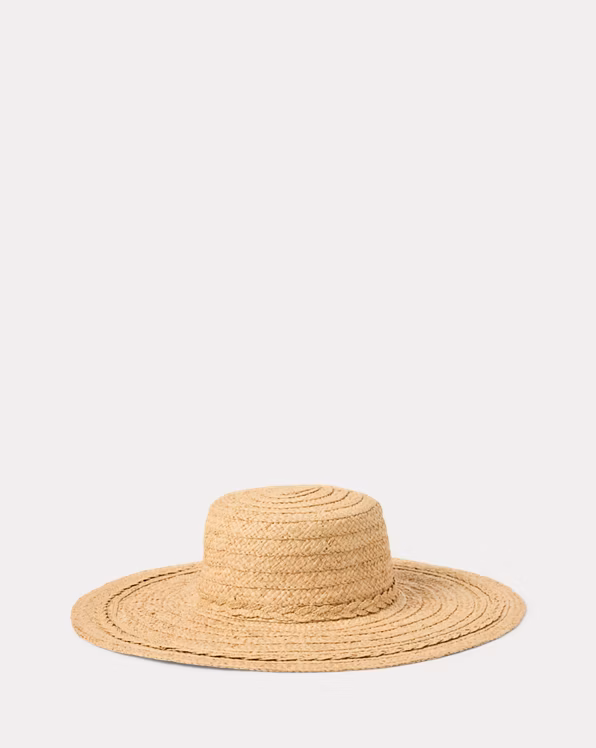 Logo Raffia Sun Hat