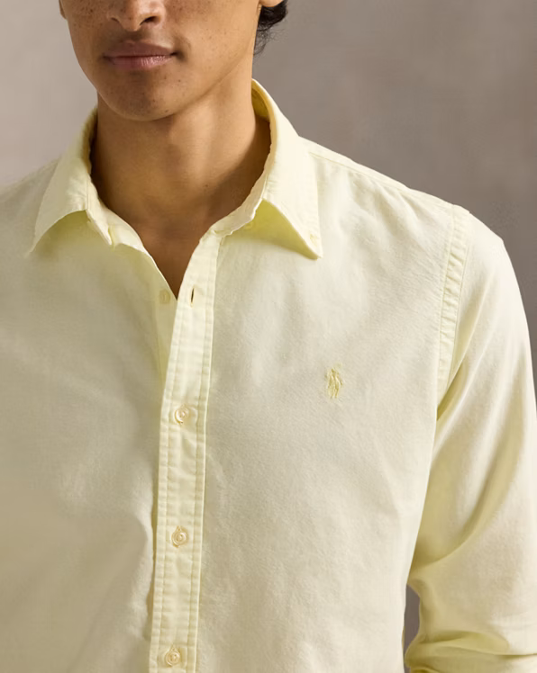 Custom Fit Mineral-Dyed Oxford Shirt