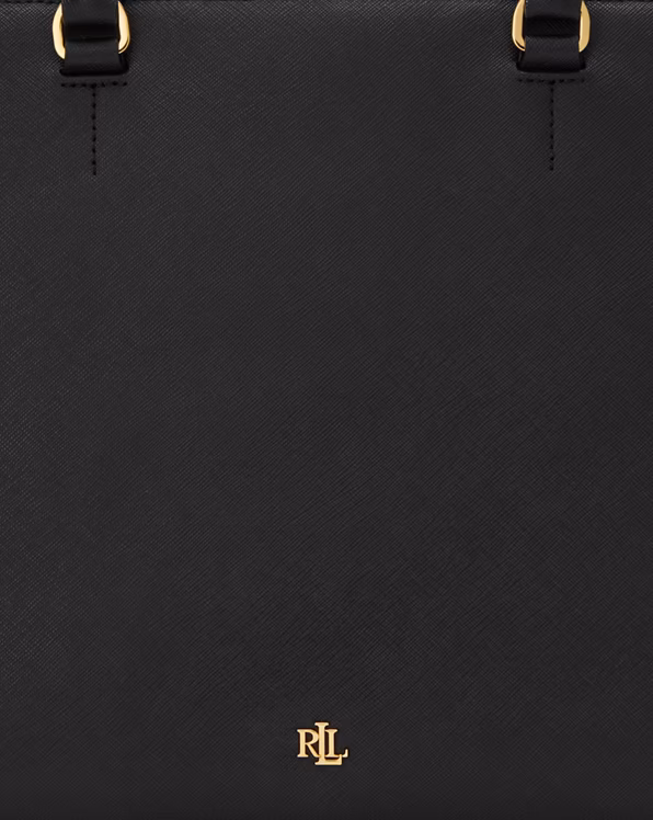 Crosshatch Leather Large Hanna Satchel