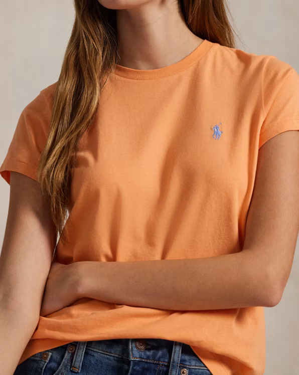 Cotton Jersey Crewneck T-Shirt