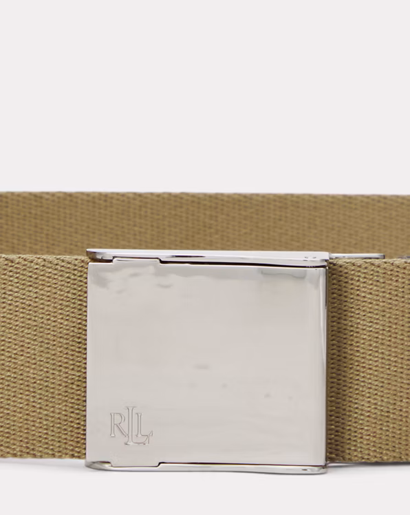 Webbed Flip-Latch Tech Buckle Wide Belt