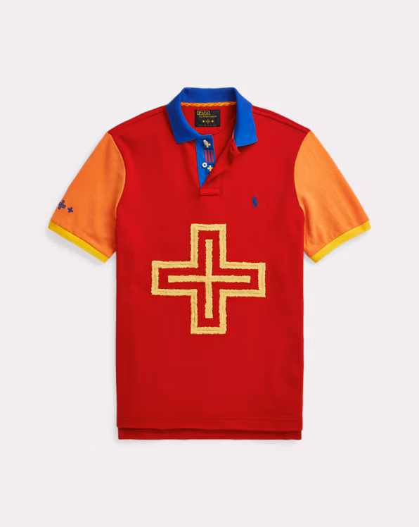 PRL x Naiomi Glasses Mesh Polo Shirt
