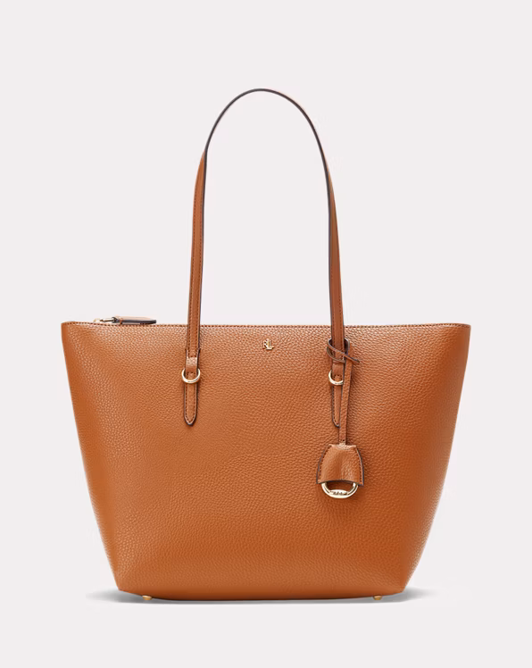 Faux-Leather Medium Keaton Tote
