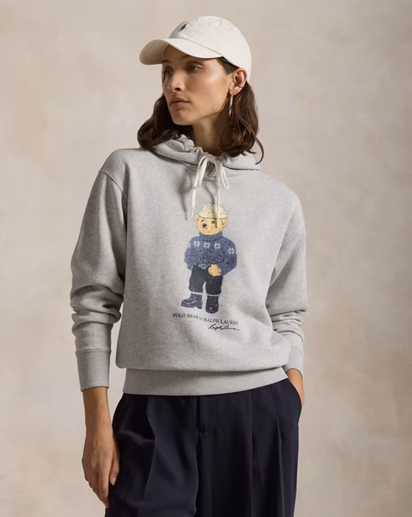 Polo Bear Fleece Hoodie