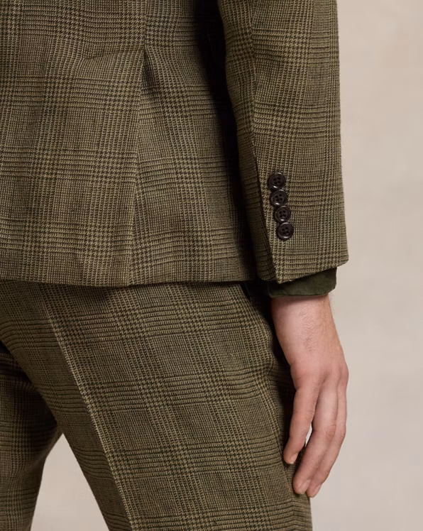 Polo Soft Tailored Glen Plaid Suit