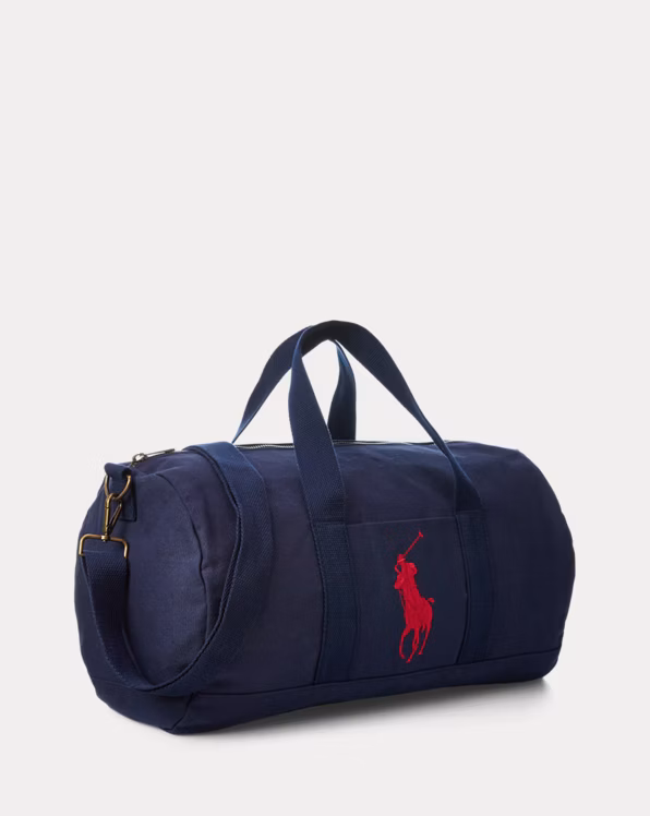 Big Pony Cotton Canvas Duffel Bag