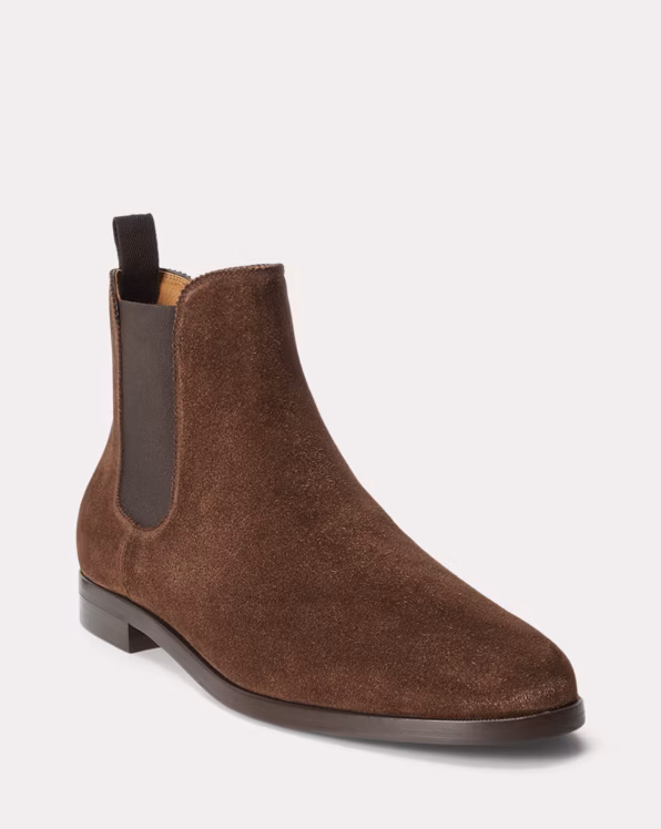 Grantly Calf-Suede Chelsea Boot