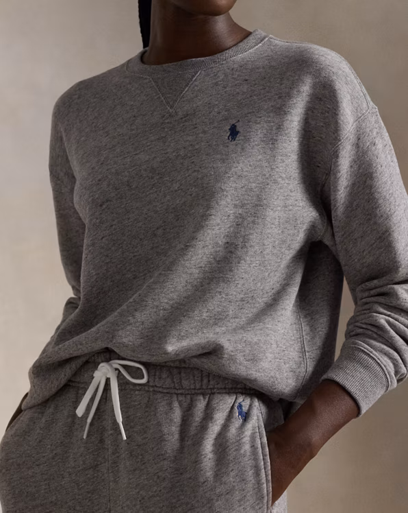 Lightweight Fleece Crewneck Pullover
