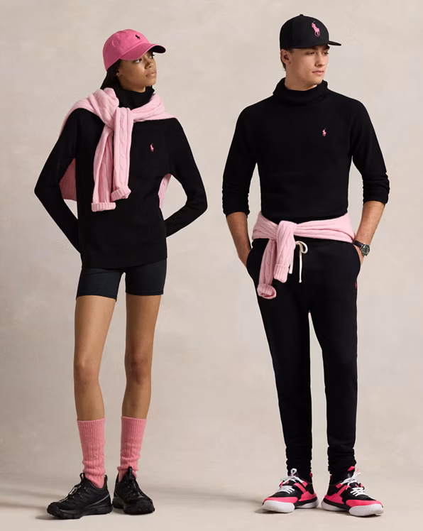 Pink Pony Worsted Wool Snood Pullover