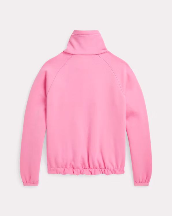 Double-Knit Quarter-Zip Pullover